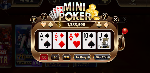 Cách chơi nổ hũ Mini Poker tại Go 88