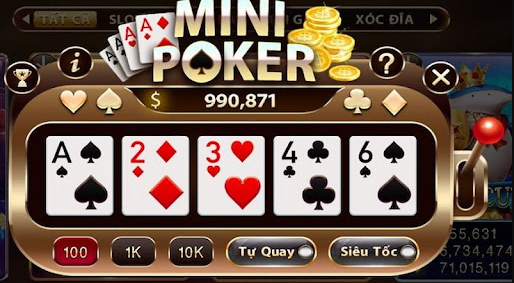 Khi chơi nổ hũ Mini Poker bạn cần lựa chọn mức cược phù hợp