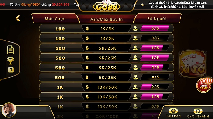 Hiểu rõ những quy tắc cơ bản khi chơi xì tố tại Go88 TV